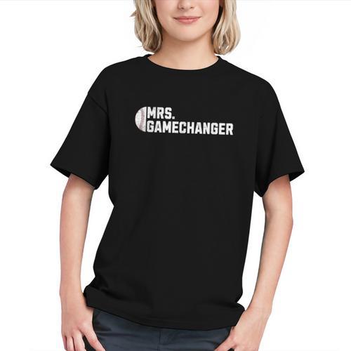Mrs Gamechanger Baseball Scorekeeper Love Graphic Youth - Sportilla