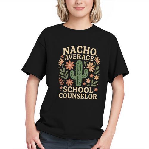 Nacho Average School Counselor Back to School Youth T-Shirt - Savourry