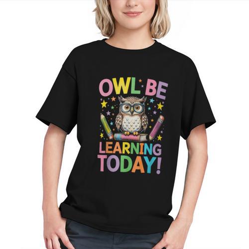 Owl Be Learning Today! Fun Back to School Youth T-shirt - Savourry