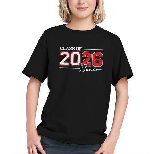 Own the Senior Year Vibe! Class of 2026 Back to School Youth T-shirt - Savourry