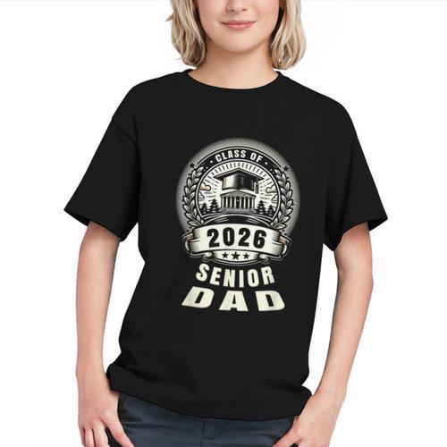 Proud Class of 2026 Senior Dad Back to School Youth T-Shirt - Savourry