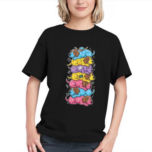 Rainbow GSP Dog Back to School Youth T-shirt - Savourry