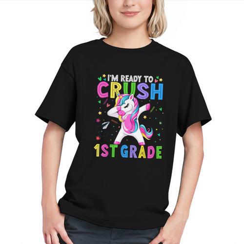 Ready for 1st Grade! Girls Back to School Youth T-Shirt - Savourry