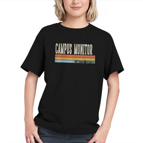 Retro Campus Monitor Vibes Back to School Youth T-shirt - Savourry