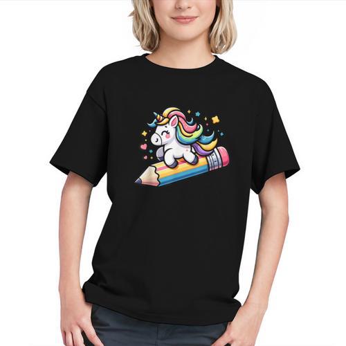 Ride into Back to School Magic! Unicorn Youth T-Shirt - Savourry