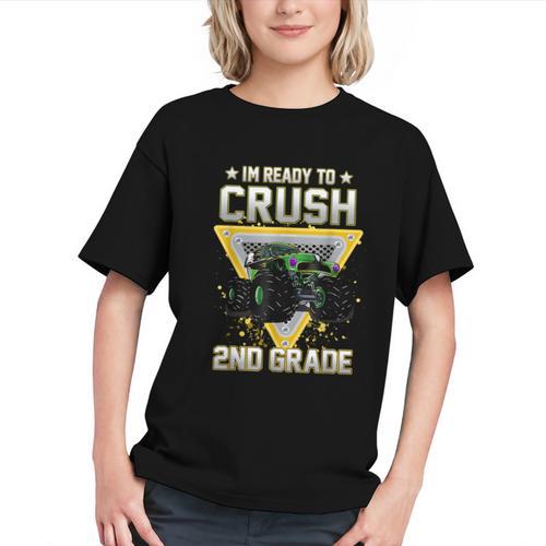 Roar into 2nd Grade! Monster Truck Back to School Youth T-Shirt - Savourry