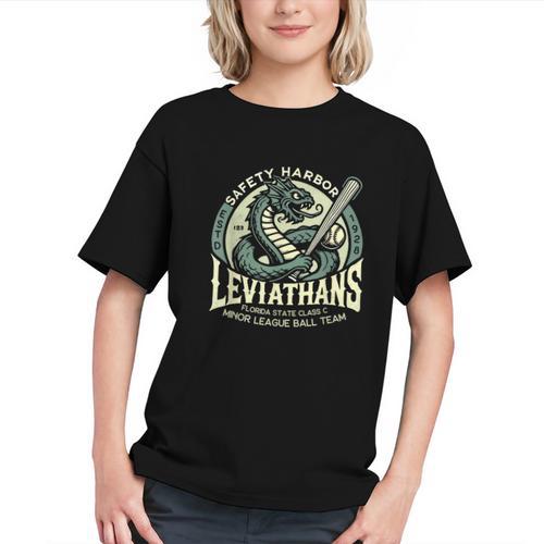 Safety Harbor Leviathans Retro Baseball Monster Graphic Youth - Sportilla