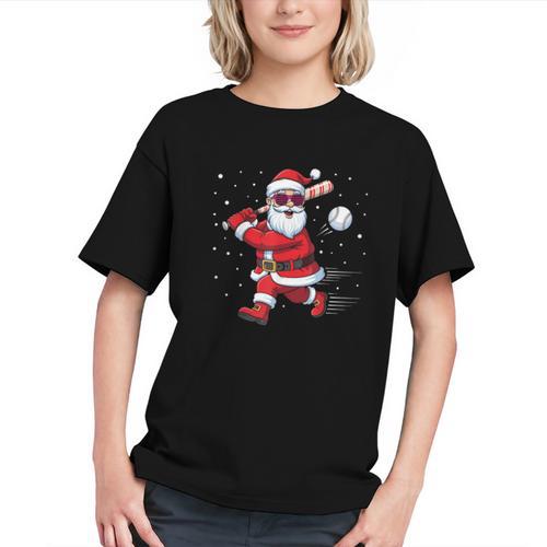 Santa Baseball Christmas Pajamas Xmas Men Kids Boys Graphic Youth - Sportilla