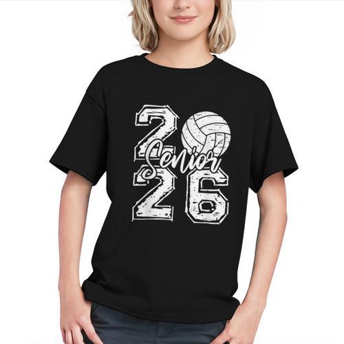 Serve Up Senior Vibes! 2026 Volleyball Back to School Youth T-Shirt - Savourry