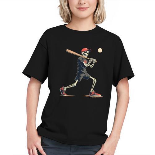 Skeleton Baseball Halloween Costume Men Boys Kids Graphic Youth - Sportilla