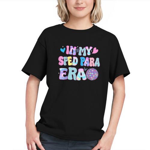 Sped Para Era Vibes! Groovy Back to School Youth T-shirt - Savourry