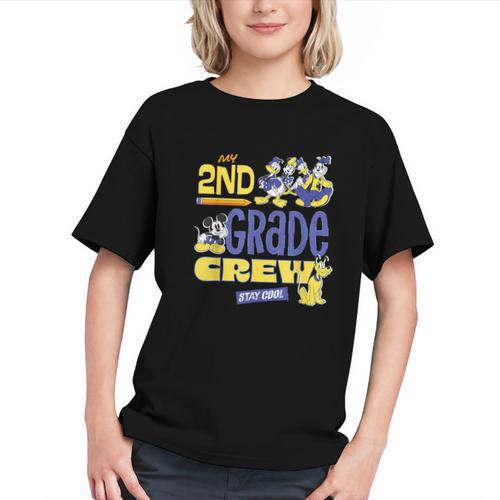 Stay Cool with Disney's 2nd Grade Crew Back to School Youth T-Shirt - Savourry