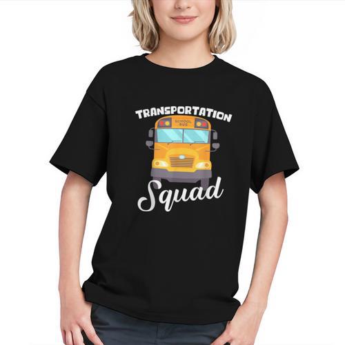 Transportation Squad Back To School Bus Driver Monitor Aide Graphic Youth - Savourry