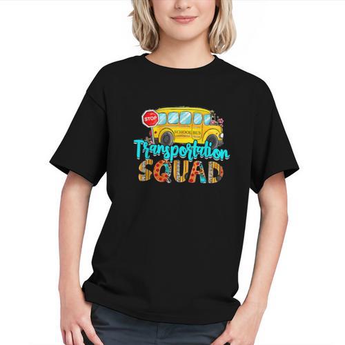 Transportation Squad Bus Driver Back To School Graphic Youth - Savourry