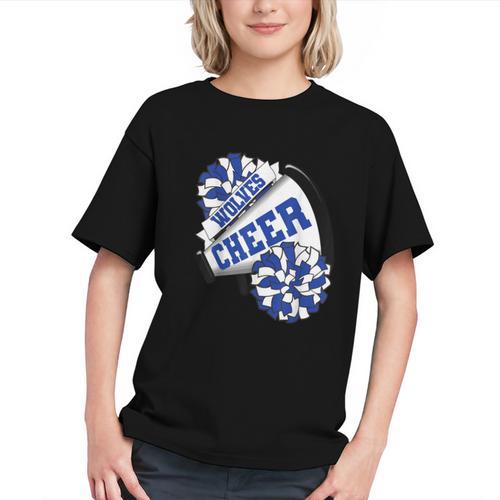 Unleash Wolf Spirit! Back to School Cheer Youth T-Shirt - Savourry