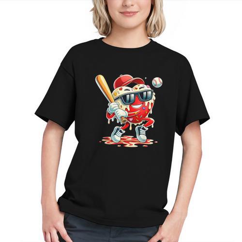 Valentines Day Heart Baseball Drip Ice Cream Boys Kids Men Graphic Youth - Sportilla