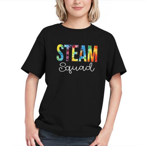 Vibrant STEAM Squad Back to School Pride Youth T-Shirt - Savourry