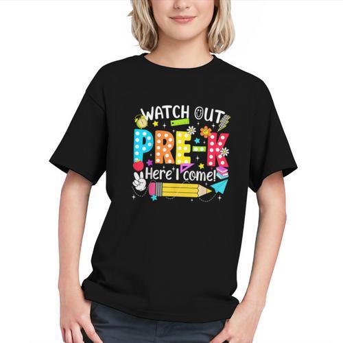 Watch Out Pre-K! Here I Come Back to School Youth T-Shirt - Savourry