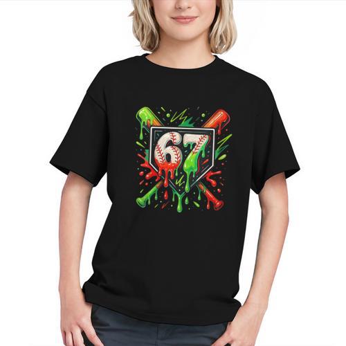 Xmas Baseball Six Seven 67 Meme Ice Cream Drip Men Women Graphic Youth - Sportilla