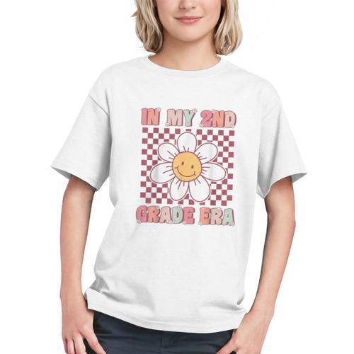 In My 2nd Grade Era Cute Groovy Second Grade Back To School Graphic Youth - Savourry