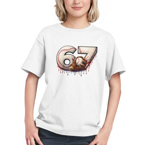6 7 Six Seven American Baseball Graphic Graphic Youth - Sportilla