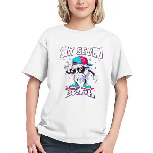 67 Meme Six Seven Baseball Ice Cream Drip Girls Boys Premium Tri-Blend Graphic Youth - Sportilla