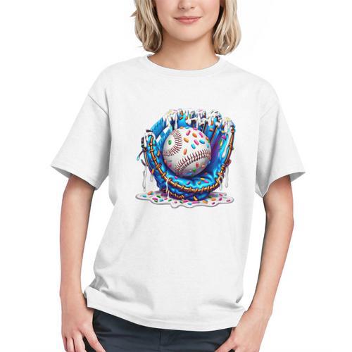 Baseball Drip For Boys Ice Cream Drip Youth Baseball Boys Premium Tri-Blend Graphic Youth - Sportilla