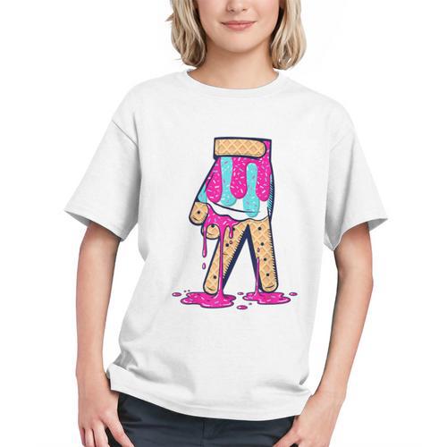 Baseball Ice Cream Drip Boys Glove Sprinkles Baseball Lover Graphic Youth - Sportilla