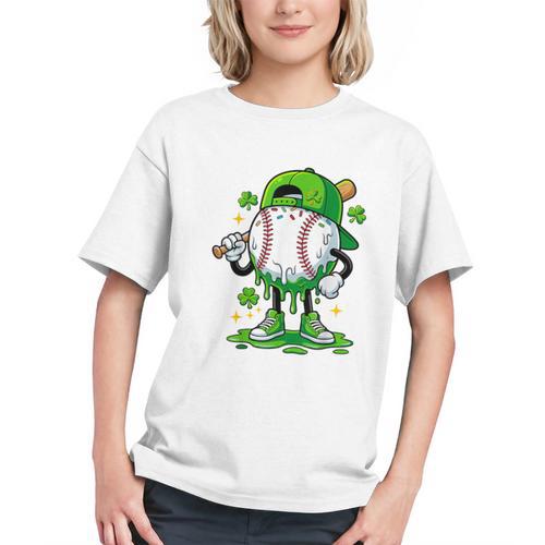 Boys St Patrick’s Day Baseball Drip Ice Cream Apparel Youth Graphic Youth - Sportilla