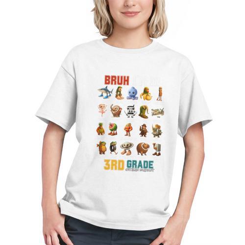Bruh I’m In 3rd Grade Back To School Italian Brainrot Premium Tri-Blend Graphic Youth - Savourry