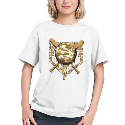 Camo Baseball Dripping Military Camouflage Sports Men Boy Graphic Youth - Sportilla