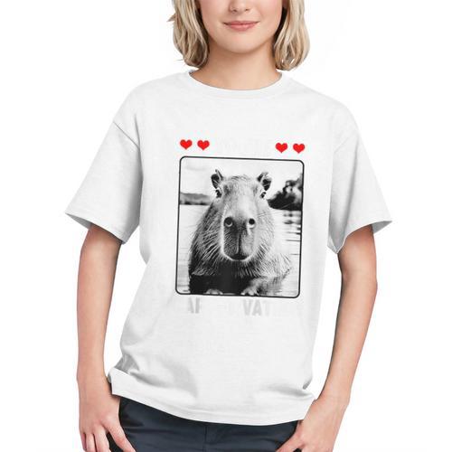 Capybara Love Valentines Day Cute Animal Hearts Raglan Baseball Tee Graphic Youth - Sportilla
