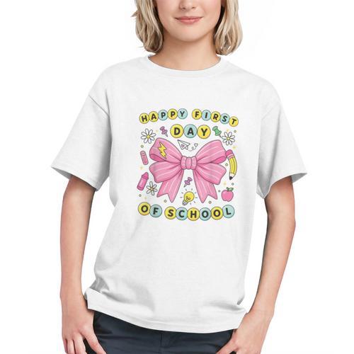 Charming Coquette Bow Bracelet Back to School Youth T-shirt - Savourry