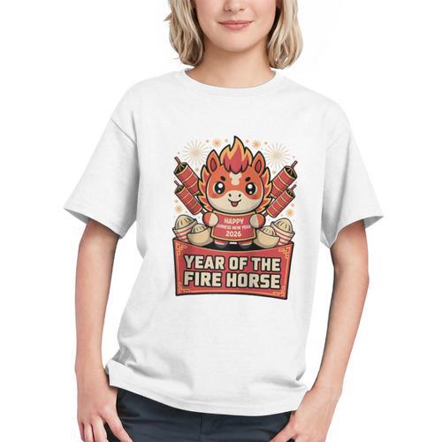 Chinese New Year 2026 Fire Horse Celebration Raglan Baseball Tee Graphic Youth - Sportilla