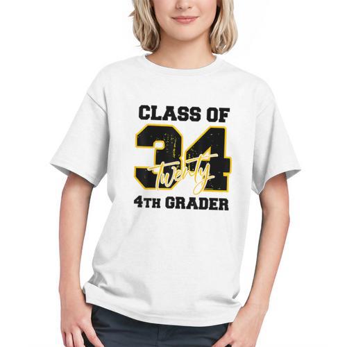 Class Of 2034 4th Grader Elementary School Back To School Graphic Youth - Savourry