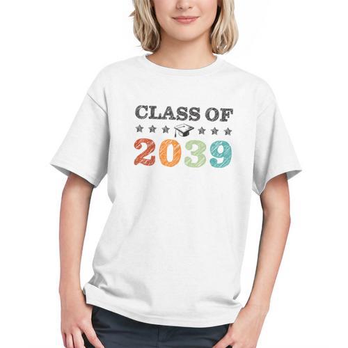 Class Of 2039 Grow With Me Back To School Graduation Graphic Youth - Savourry