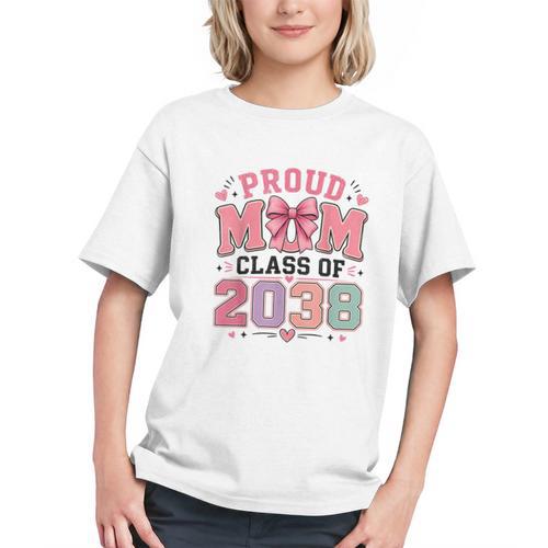 Class of 2038 Kindergarten Proud Mom Back to School Youth T-Shirt - Savourry