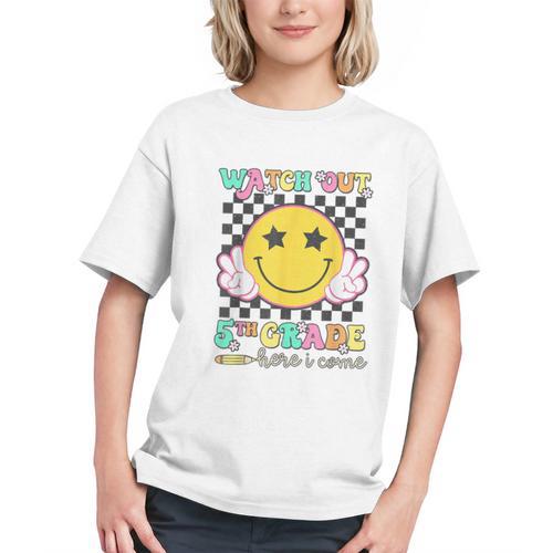 Conquer 5th Grade! Exciting Back to School Youth T-Shirt - Savourry