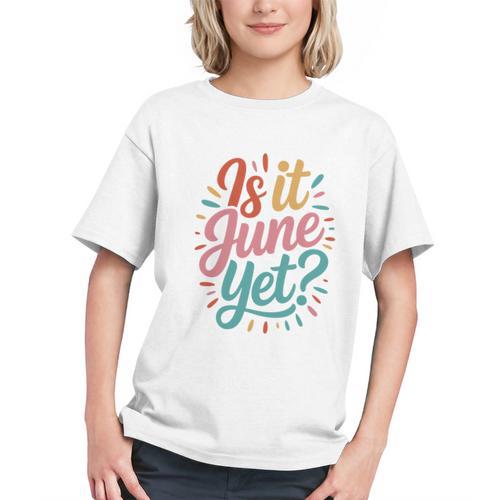 Counting Down to June! Groovy Back to School Youth T-Shirt - Savourry