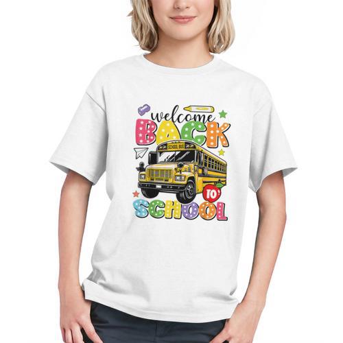 Cruising into Day One! Back to School Bus Youth T-Shirt - Savourry