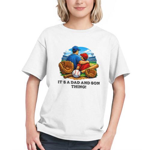 Father Son Baseball Father's Day Graphic Youth - Sportilla