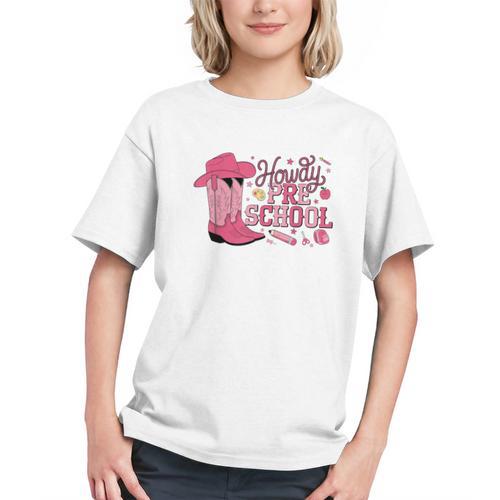 Giddy Up for Preschool! Back to School Western Youth T-shirt - Savourry