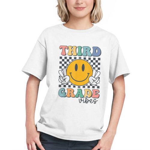 Groovy 3rd Grade Team Vibes! Back to School Youth T-Shirt - Savourry