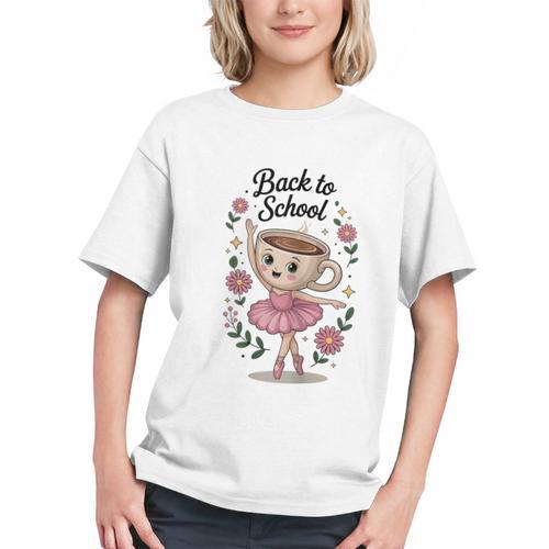 Groovy Italian Brainrot Ballerina Back to School Youth T-Shirt - Savourry