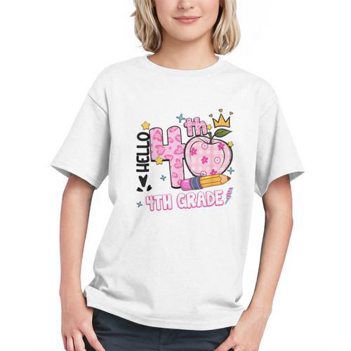 Groovy Leopard Tie Dye 4th Grade Back to School Youth T-shirt - Savourry