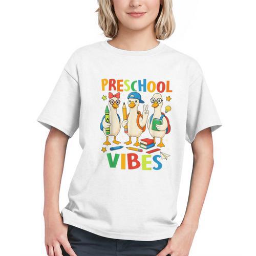 Honk into Preschool! Cute Goose Back to School Youth T-shirt - Savourry