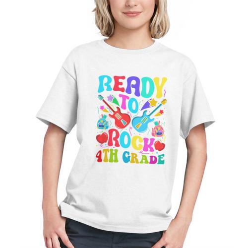 Im Ready To Rock 4th Grade Back To School 4th Grade Guitar Performance Graphic Youth - Savourry