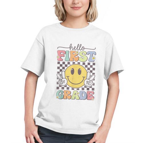 Join the 1st Grade Team! Happy Smiley Back to School Youth T-Shirt - Savourry