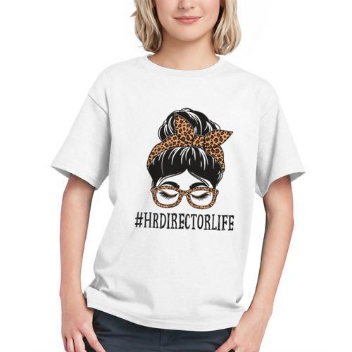 Leopard Bun HR Director Style Back to School Youth T-Shirt - Savourry