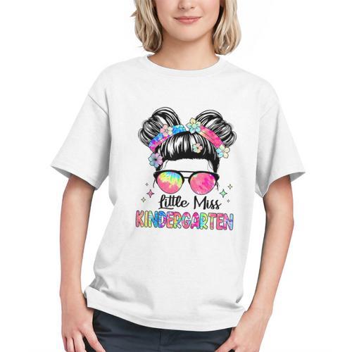 Little Miss Kindergarten Back to School Youth T-shirt - Savourry